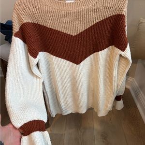 Colorblock Knit Sweater